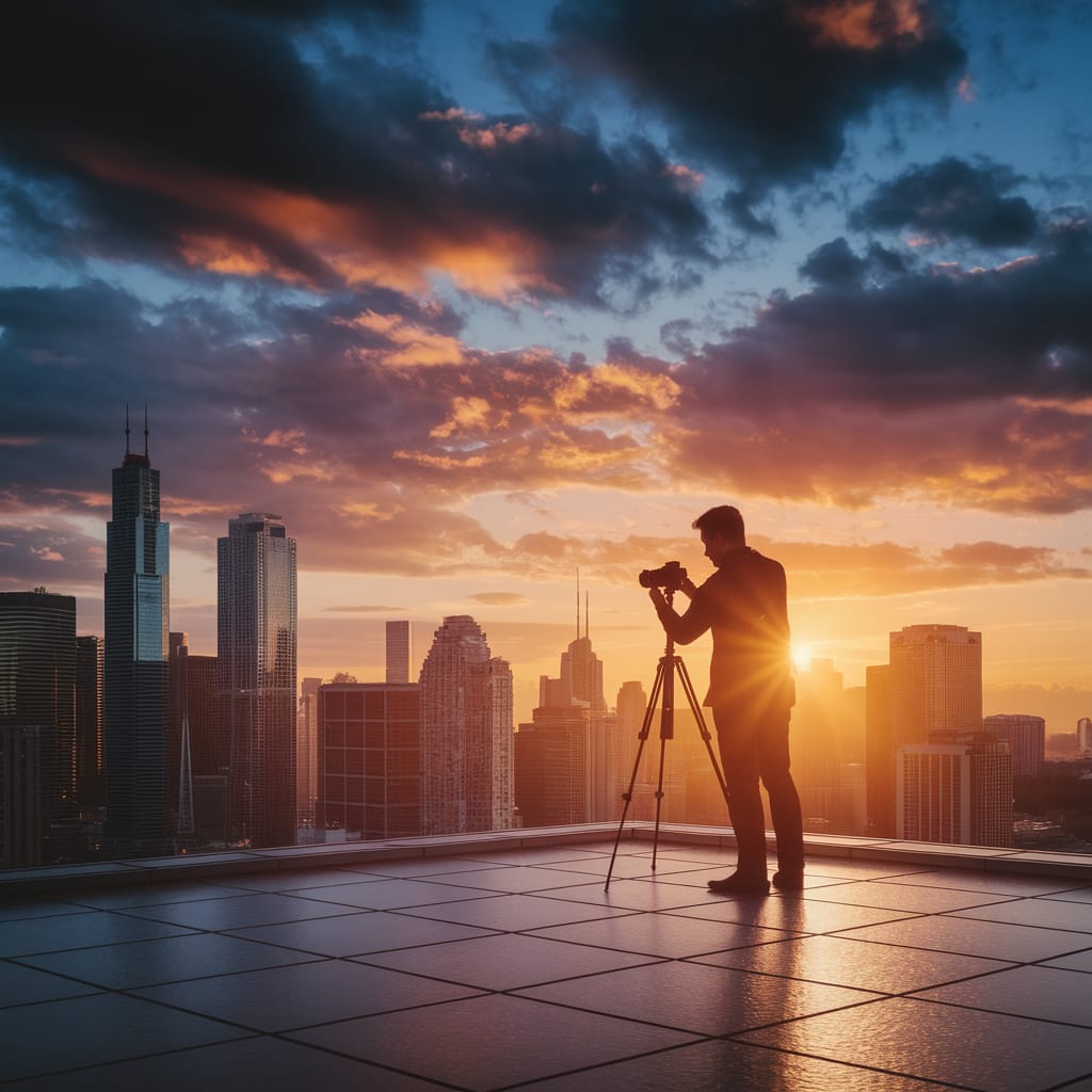 夕焼け写真家 | の人気AIイラスト・グラビア