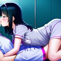ナースさんと患者さんの女の子 5枚目