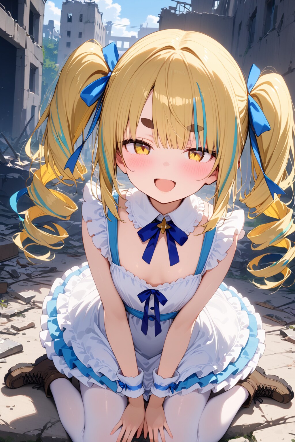 金髪ツインドリルっ子