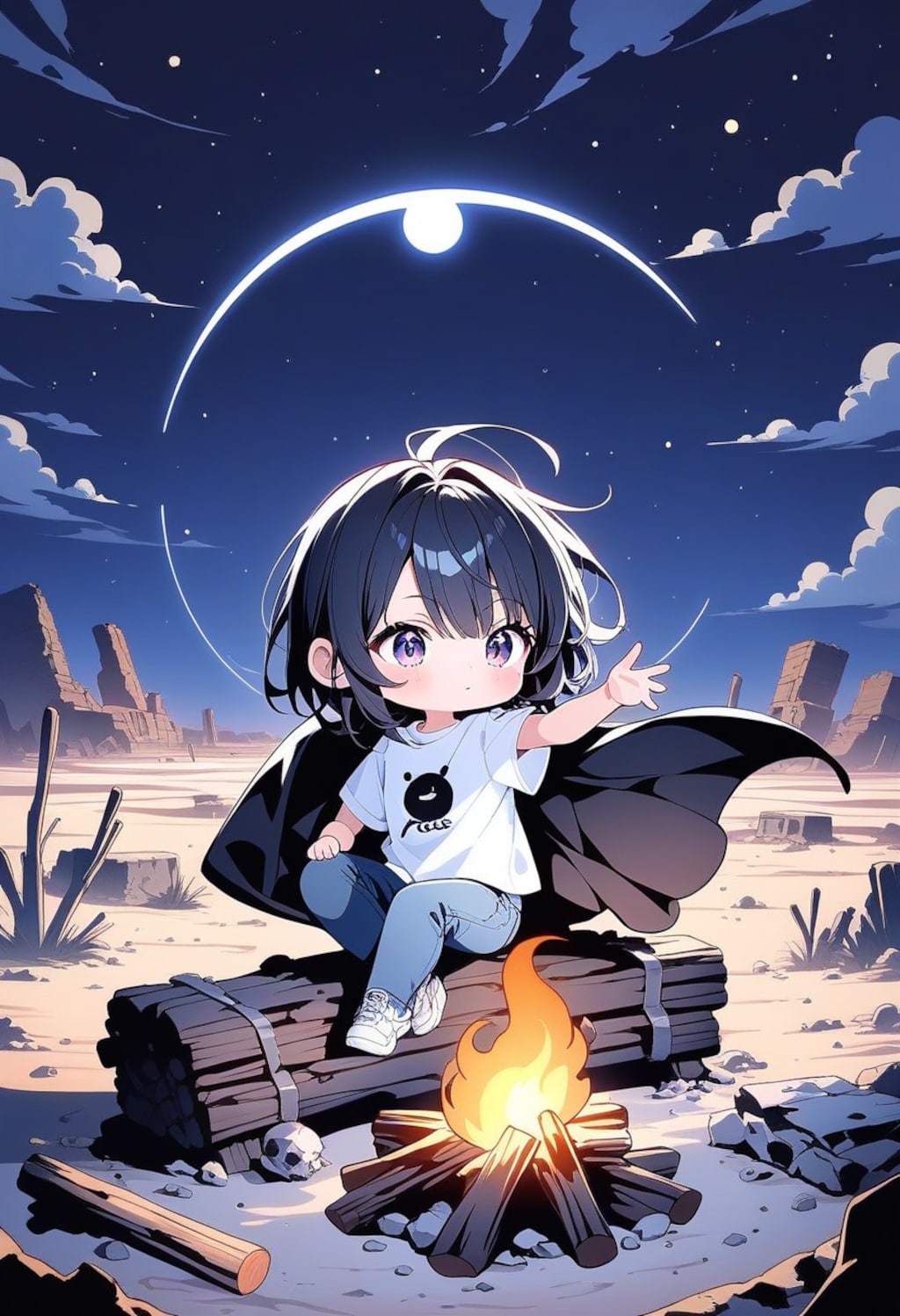 小説『荒廃した砂漠の大地で』【ニャンノ世界】