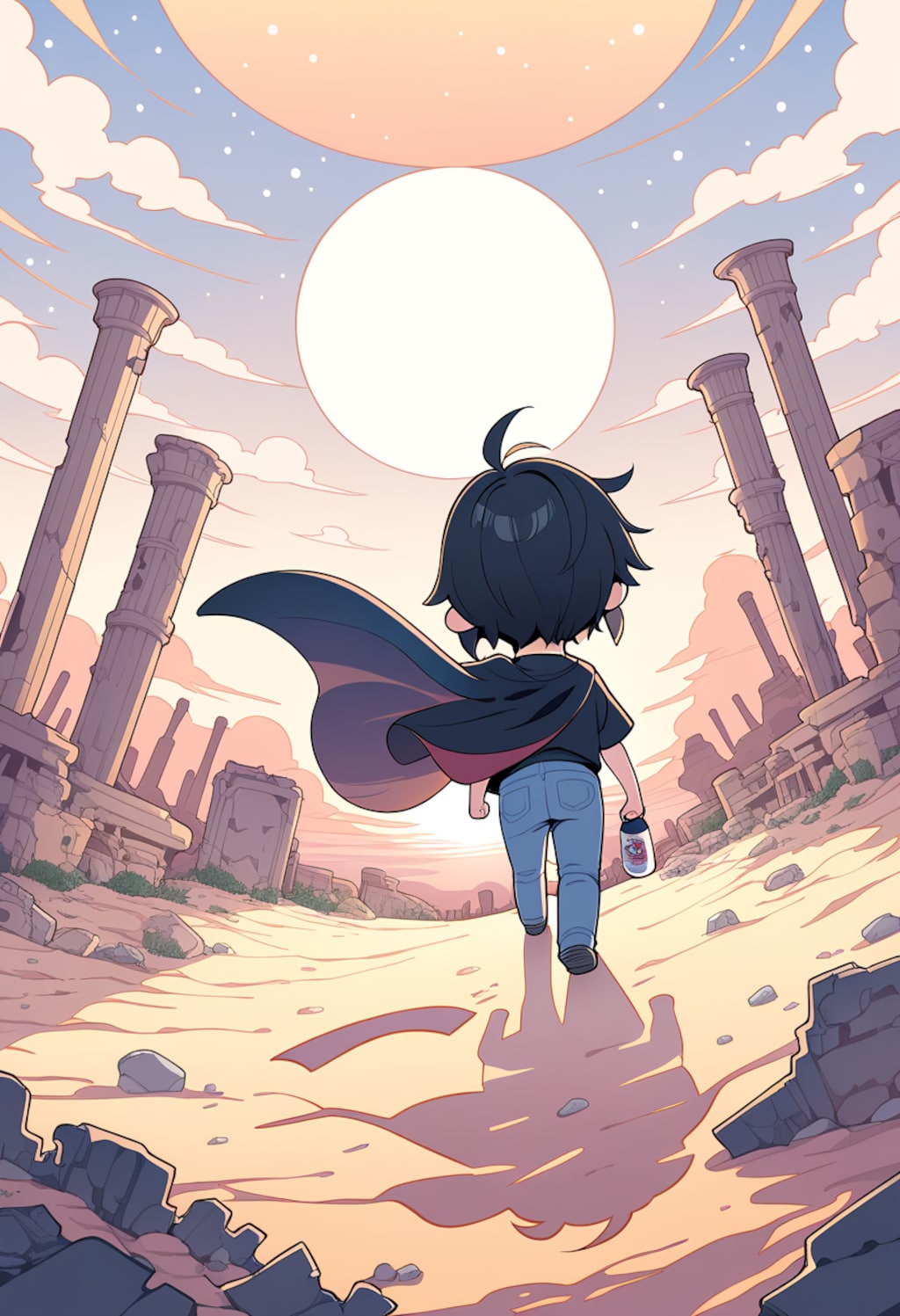 小説『荒廃した砂漠の大地で』【ニャンノ世界】