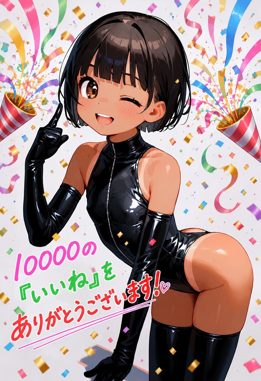 10000いいね、ありがとうございます。