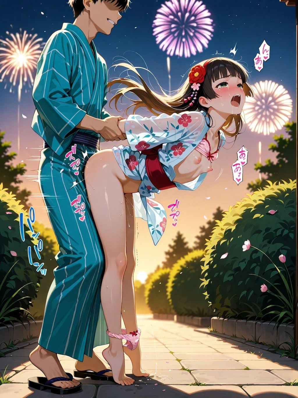 夏祭りイチャらぶデートシリーズ②💞浴衣姿がエロすぎるんだが💞SE