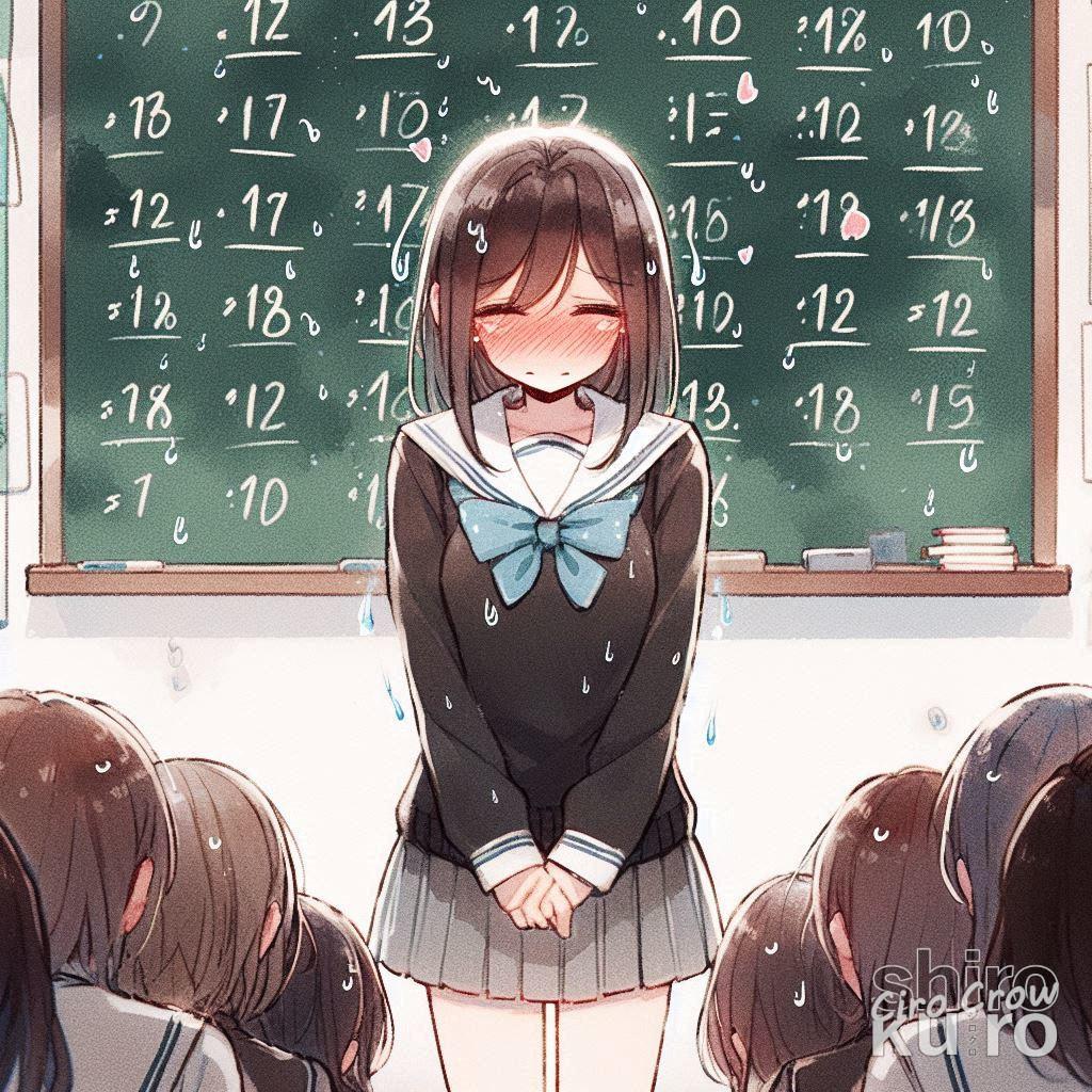 クラスメイトに羞恥を周知 | の人気AIイラスト・グラビア
