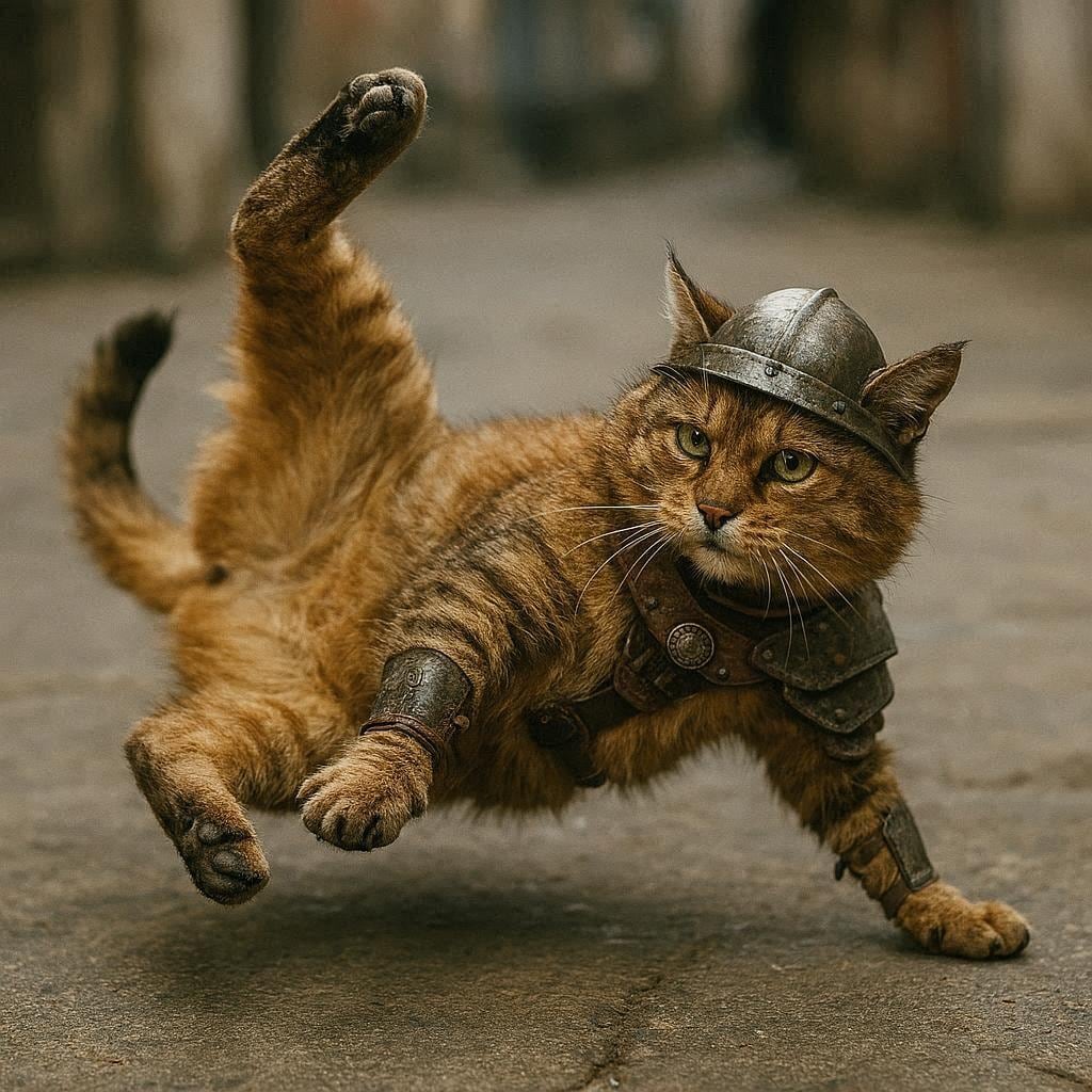 伝説の戦士猫