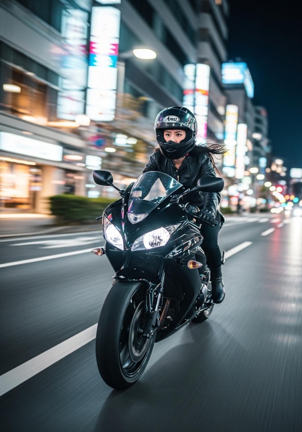 夜の街を駆ける②