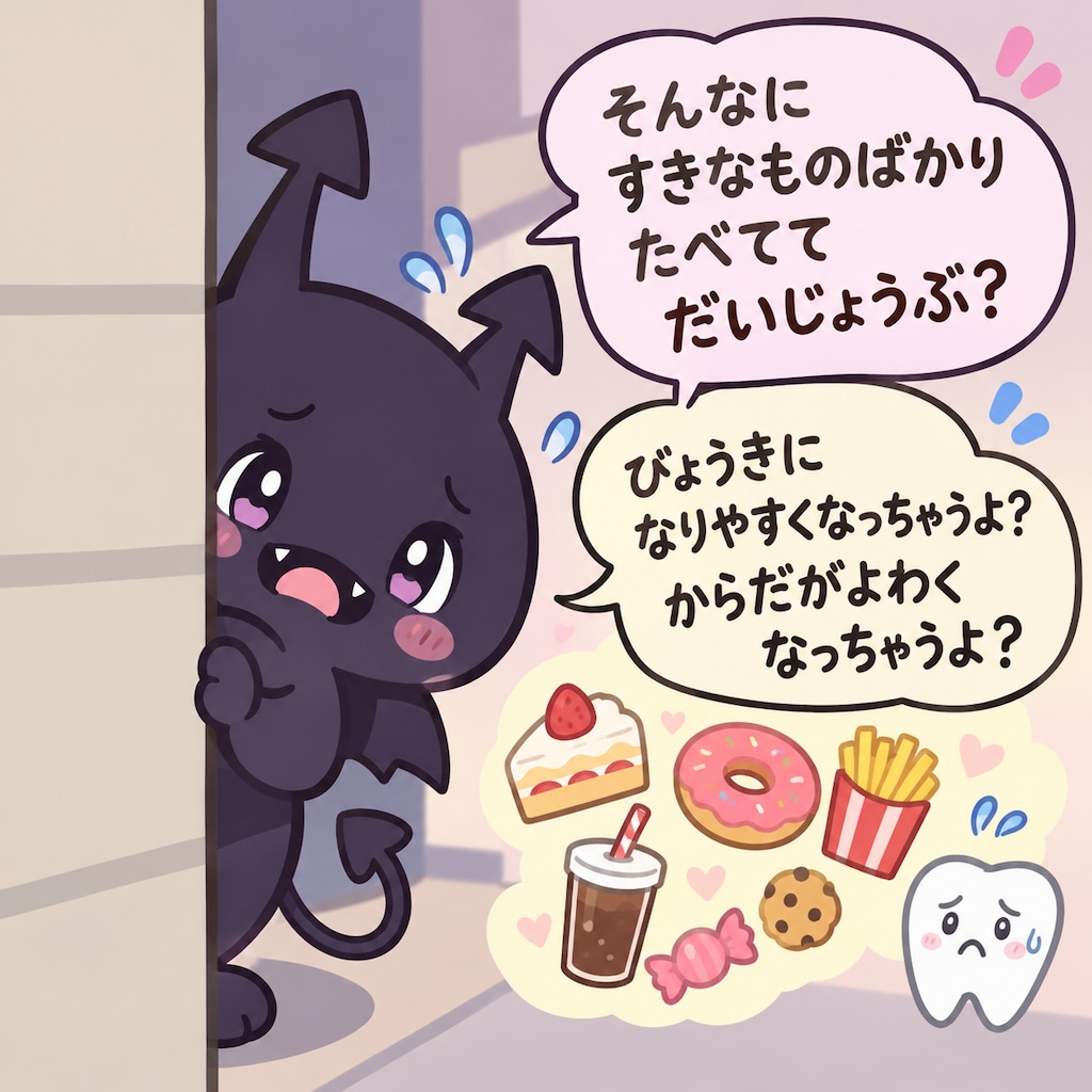壁から見ているむしばのばいきんシリーズ