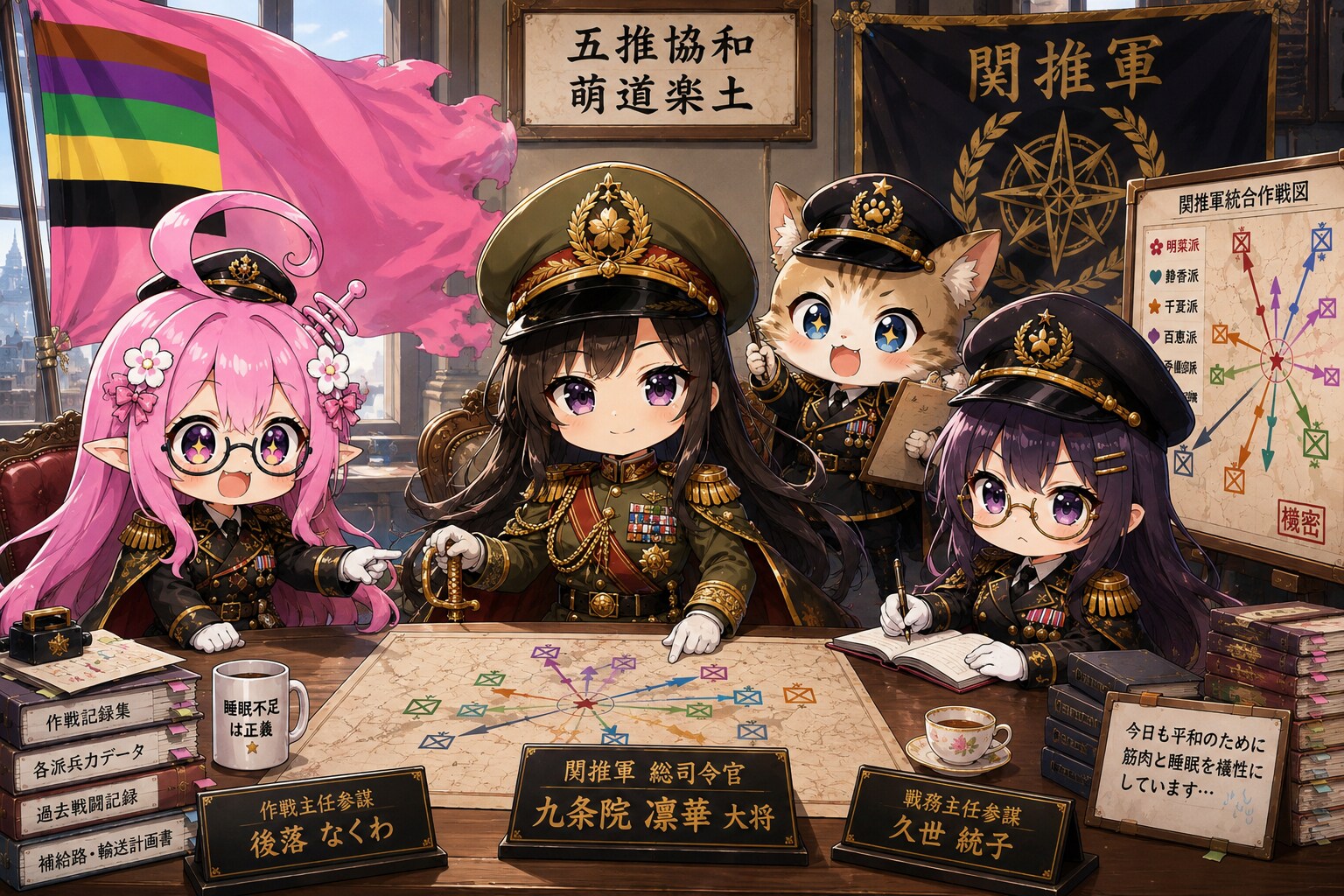 関推軍首脳部 | の人気AIイラスト・グラビア