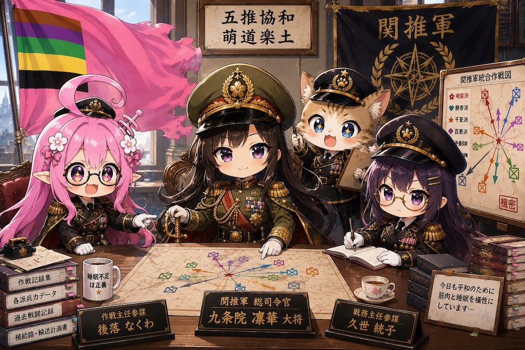 関推軍首脳部