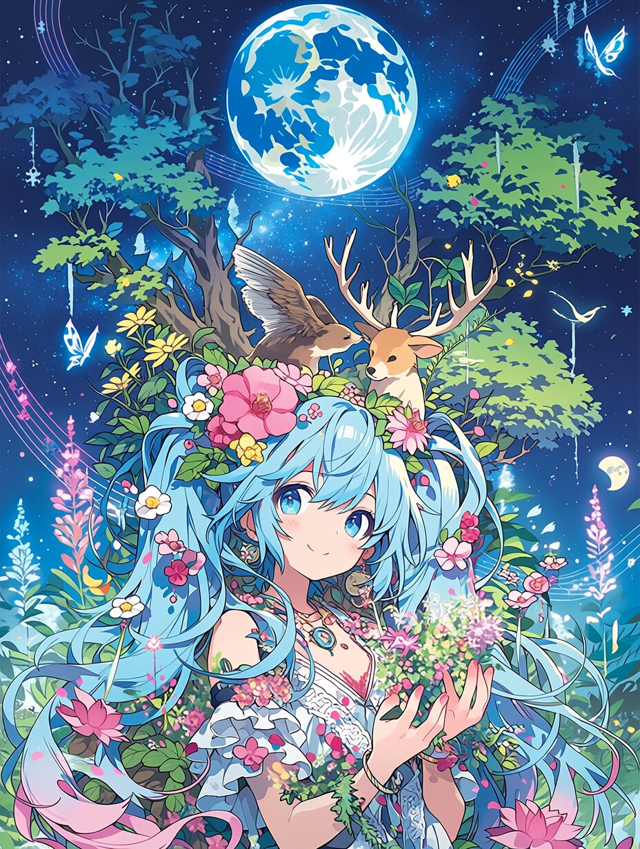 森の歌姫 | の人気AIイラスト・グラビア