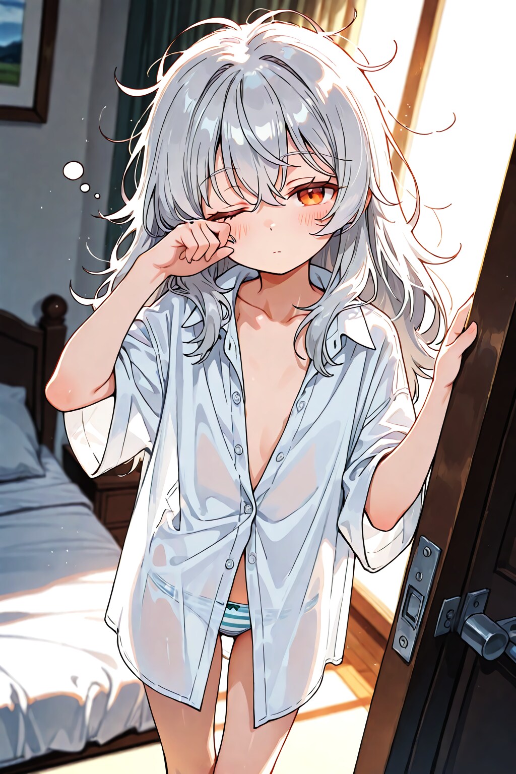 白い侵入者