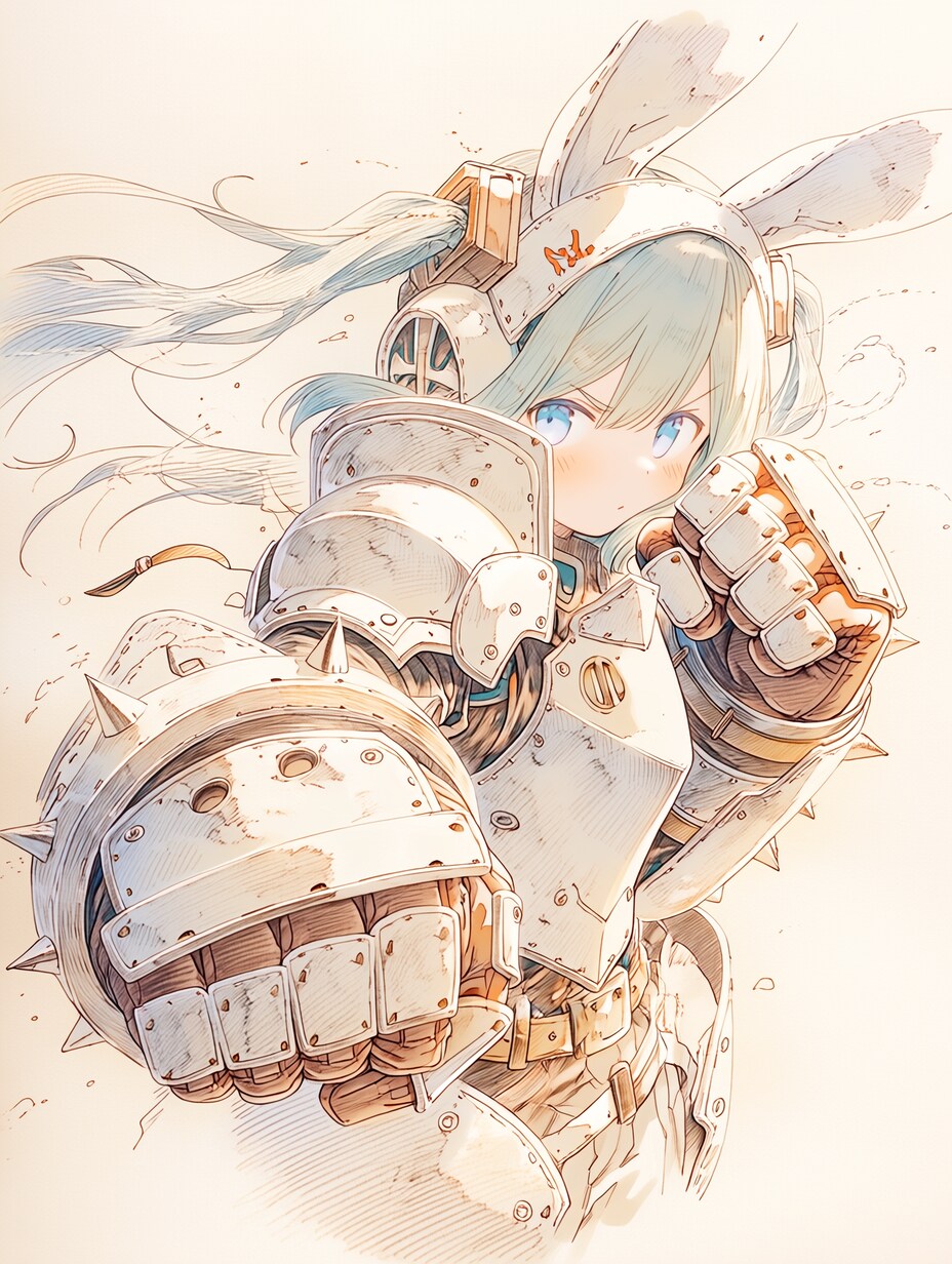 ウサ耳戦士 | の人気AIイラスト・グラビア
