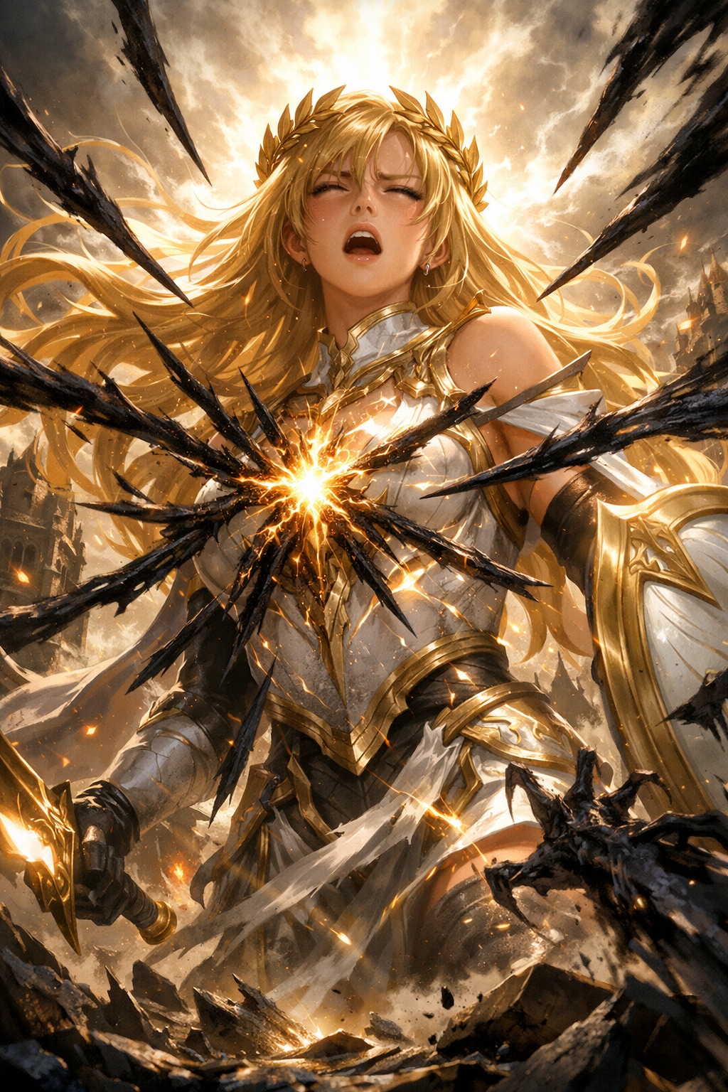 【エレウセリオン神話記：光の女神編／第４章・騎士の列、女神の進撃】あらすじ