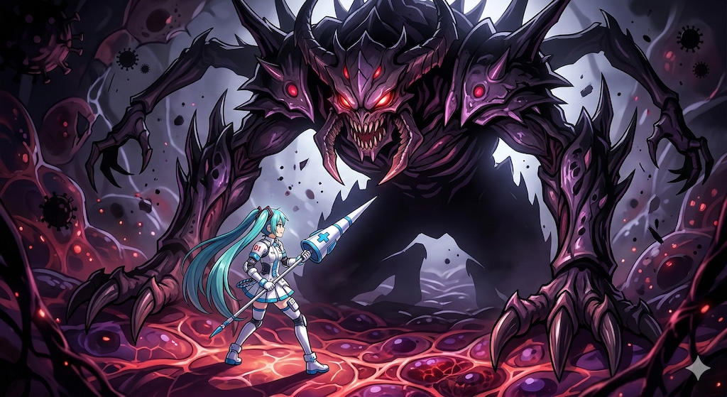 悪のウイルス帝国がミクさんに宣戦布告💥