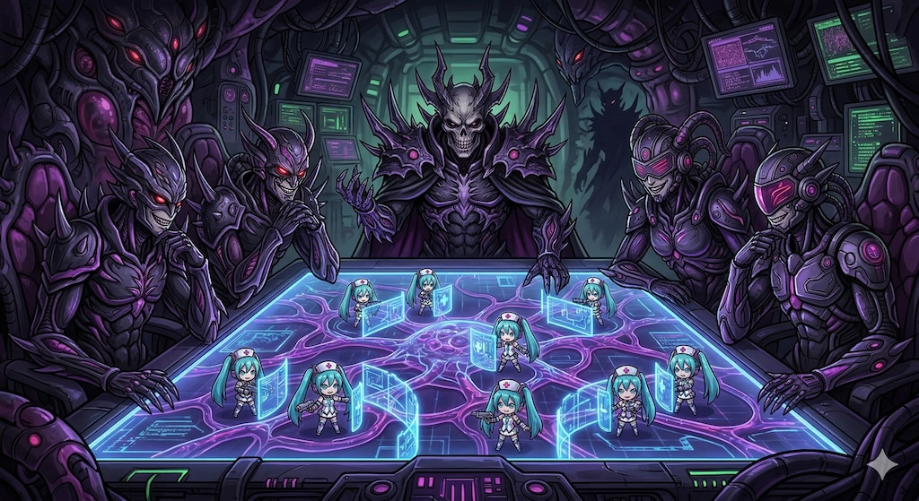 悪のウイルス帝国がミクさんに宣戦布告💥