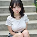 たまにこんな巨乳女子いますよね 2枚目