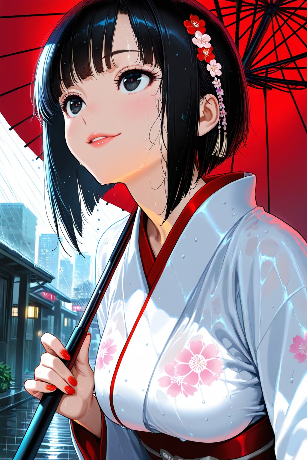 雨の日の女性 2025　その３