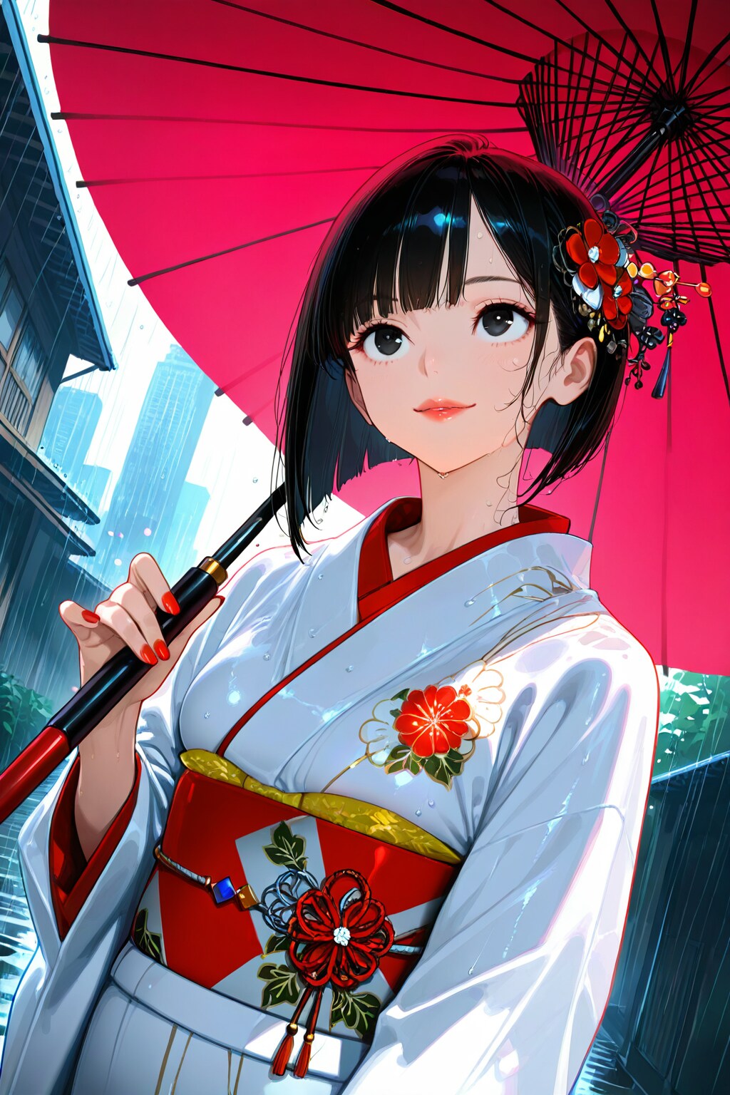 雨の日の女性 2025　その３