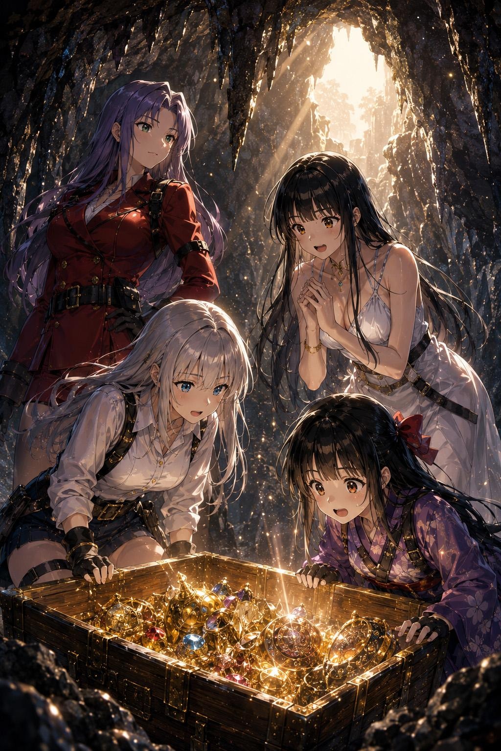 洞窟の財宝