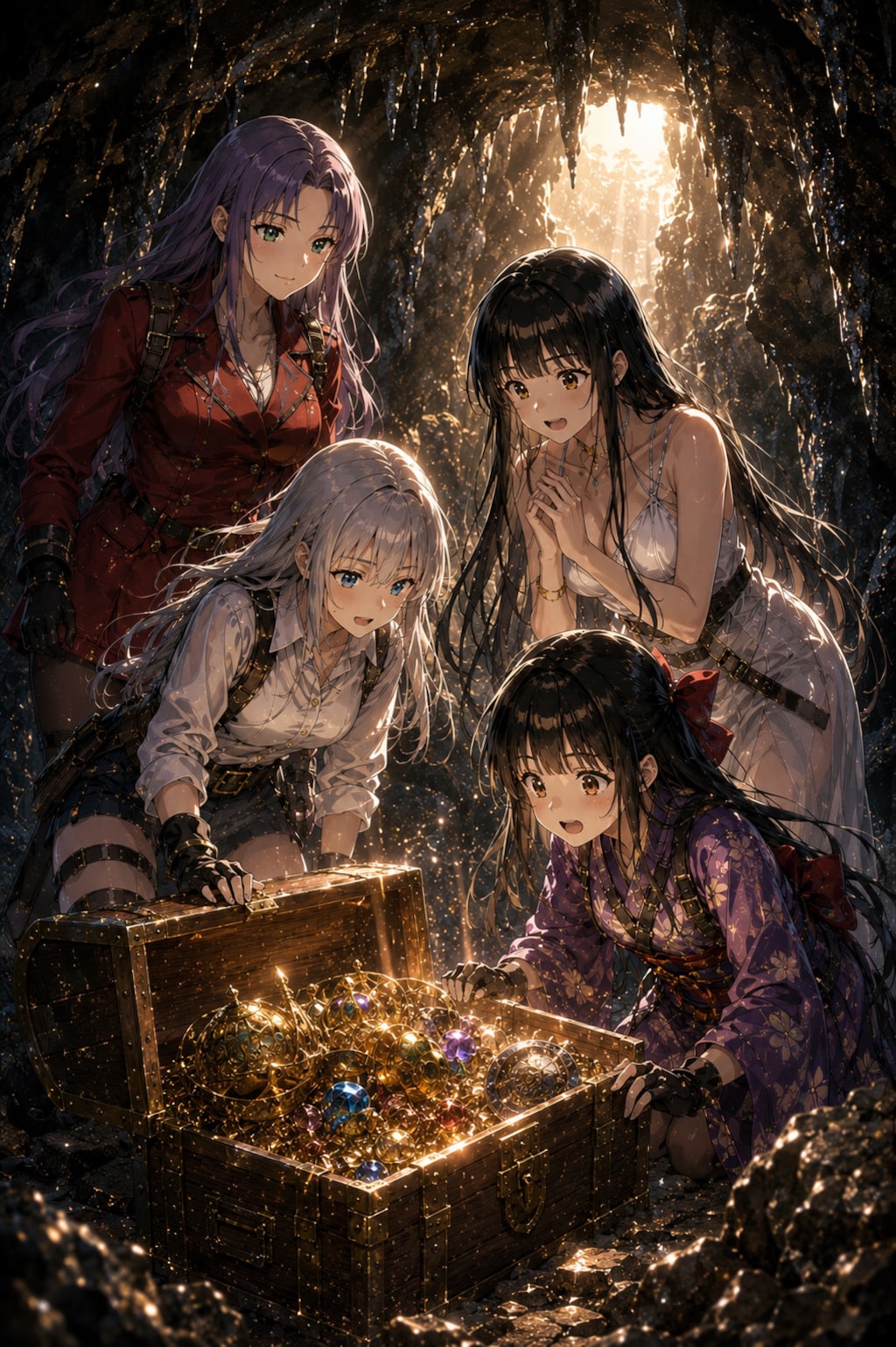 洞窟の財宝
