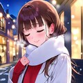 雪やまぬ夜二人 2枚目