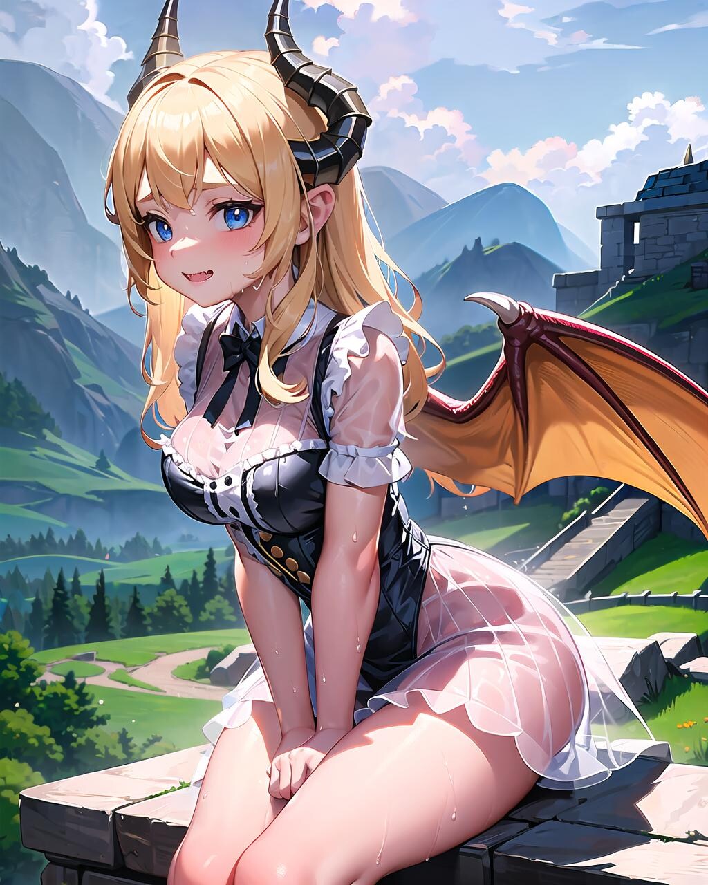 古城の女主人は...