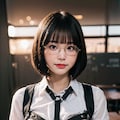 眼鏡女子校生がゴリゴリボンテージでポロリ 10枚目