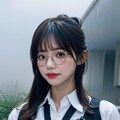 眼鏡女子校生がゴリゴリボンテージでポロリ 12枚目