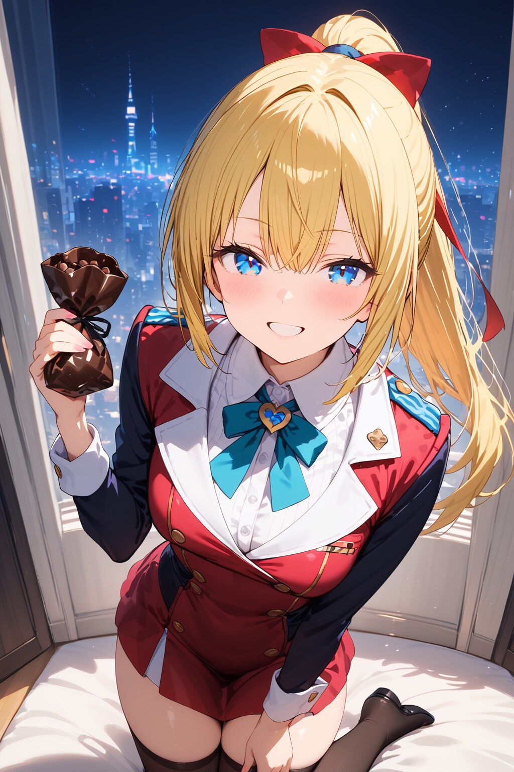 チョコレートと金髪さん