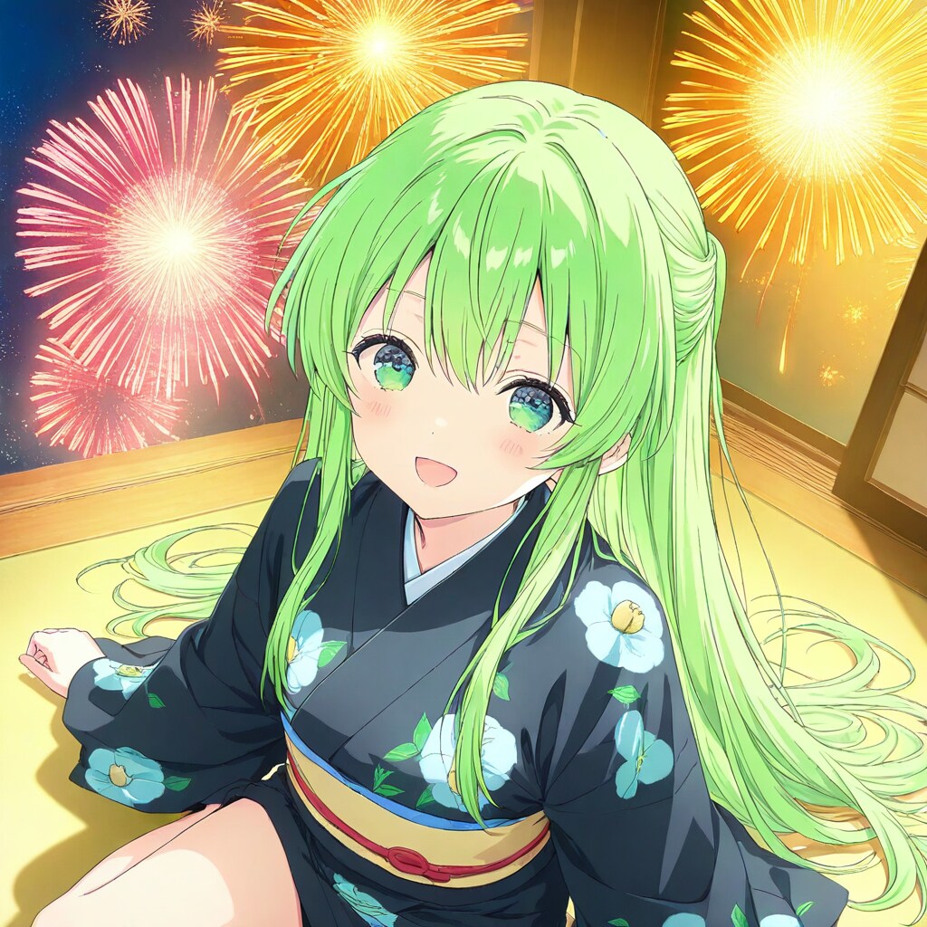 空から見る花火 | の人気AIイラスト・グラビア