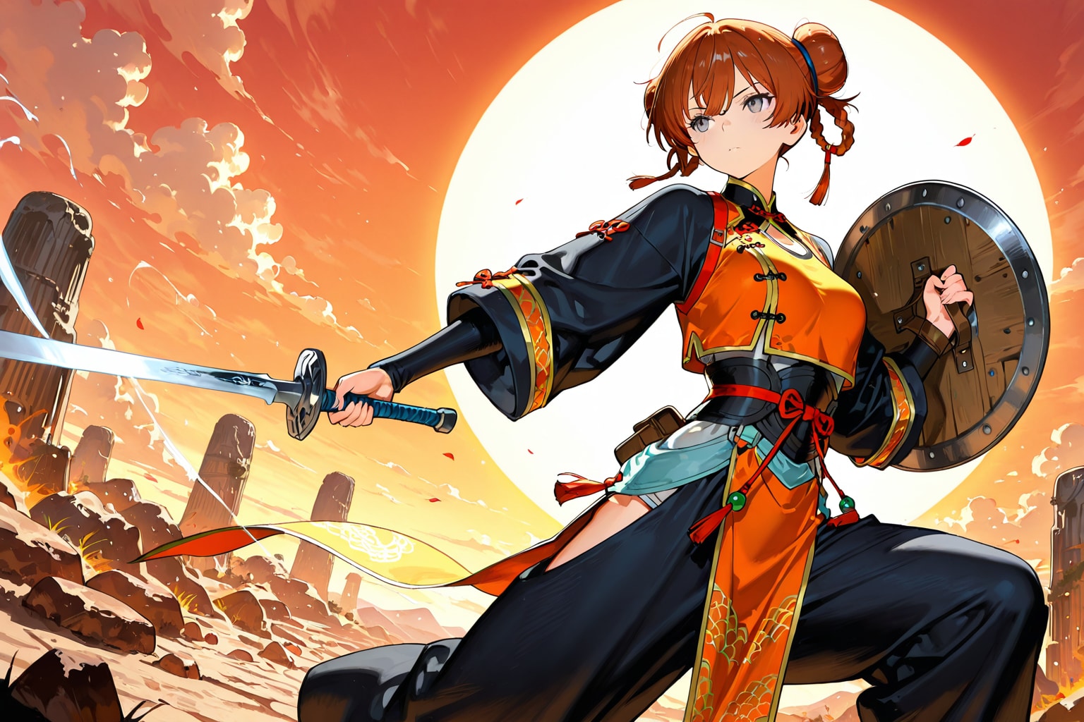 中華剣士 | の人気AIイラスト・グラビア