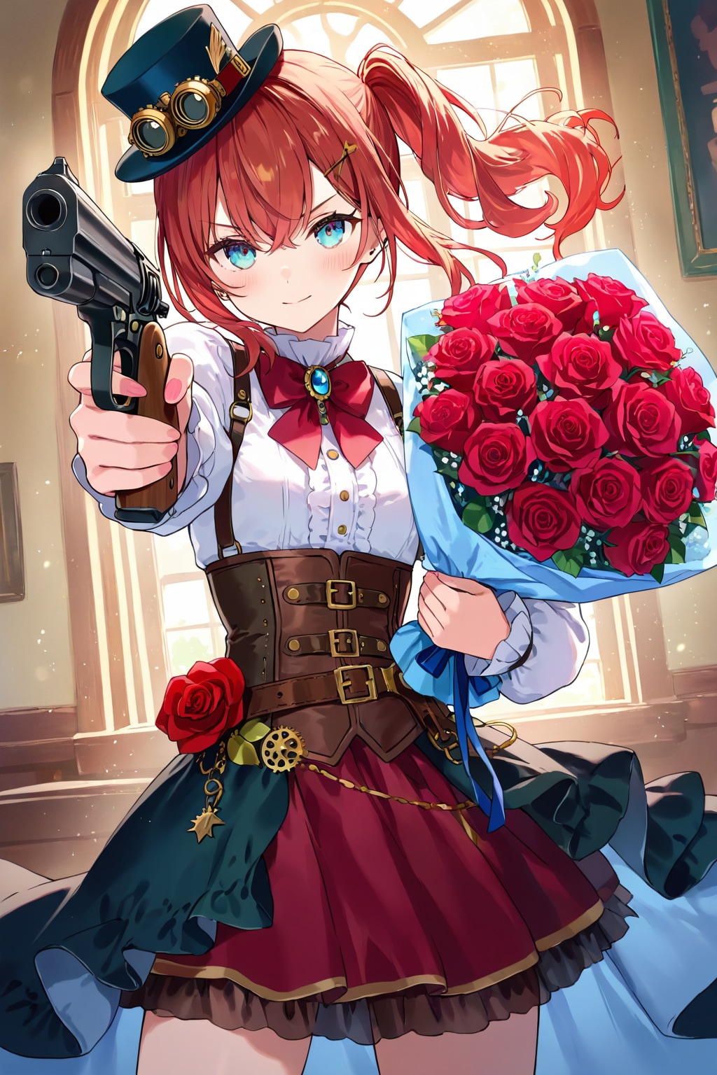 貴方に銃弾と花束を。