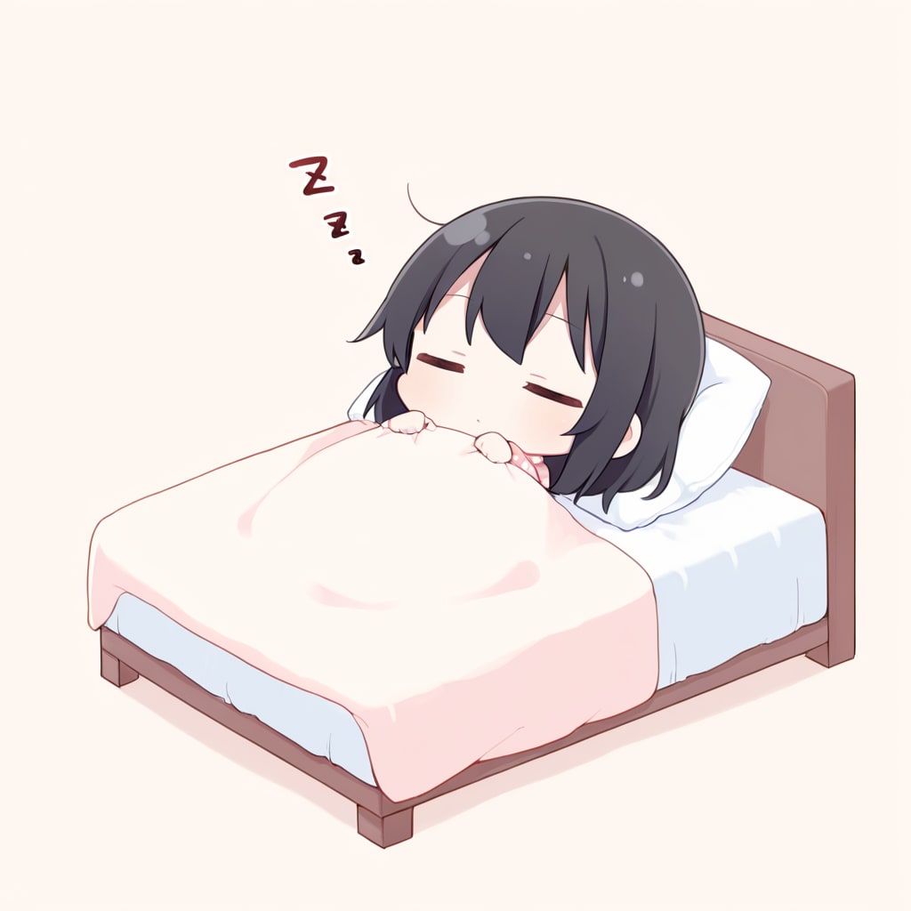 しっかり寝るよ