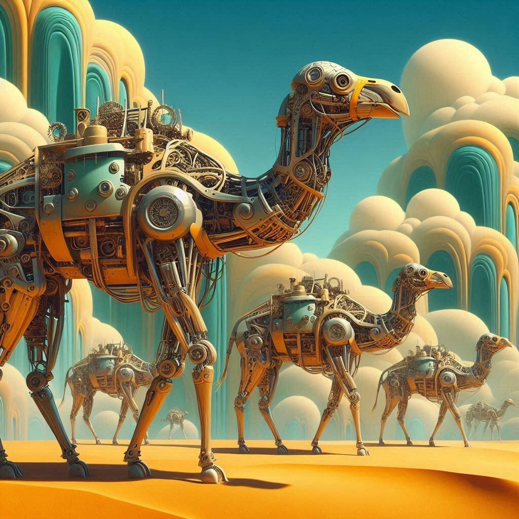 気がついたら、金具のラクダに