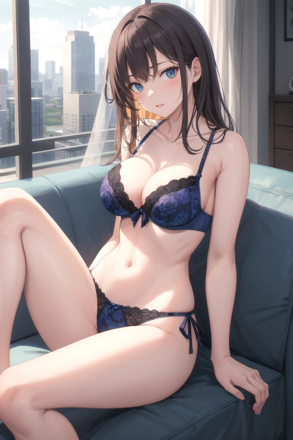 窓際にて