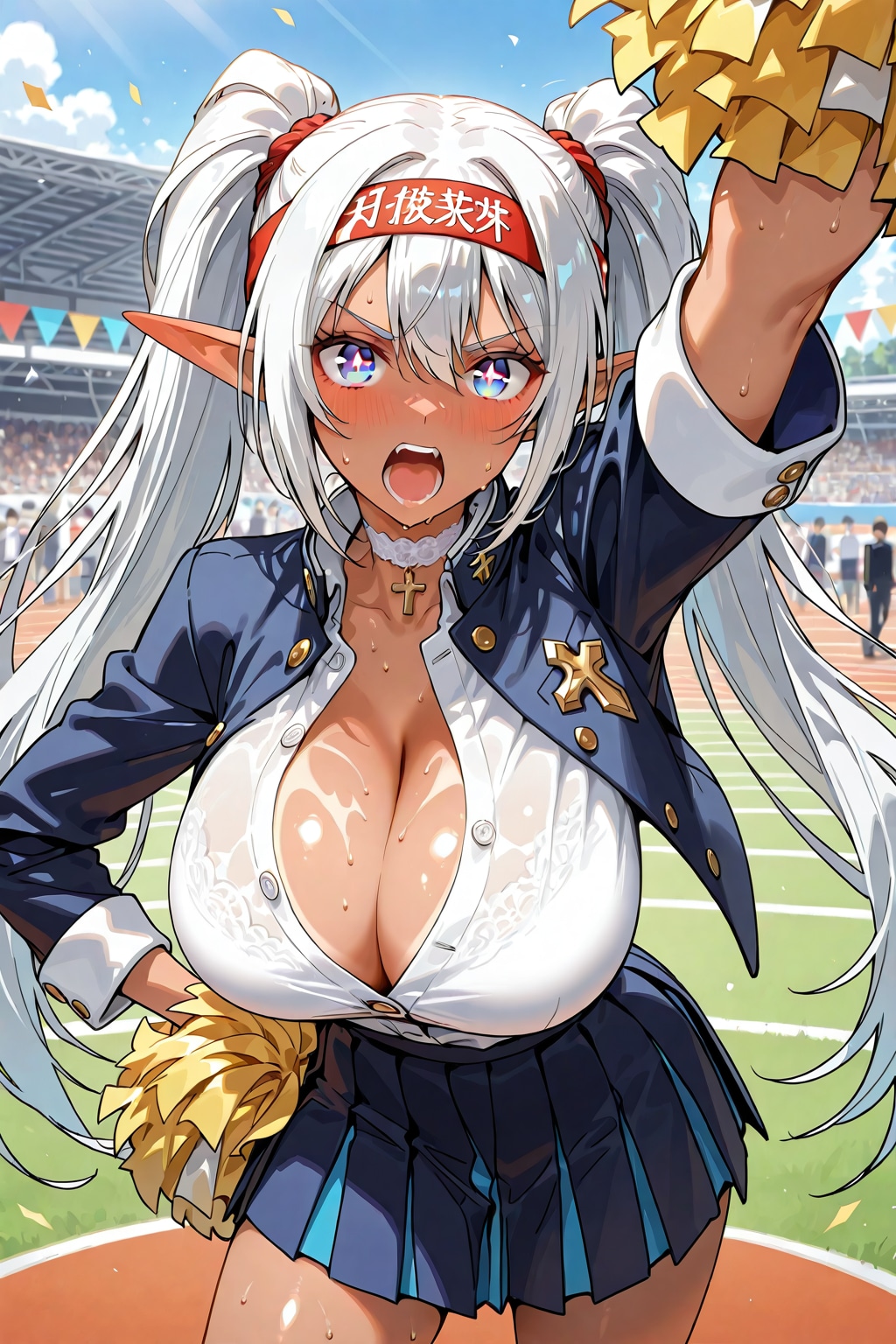 褐色エルフの応援団