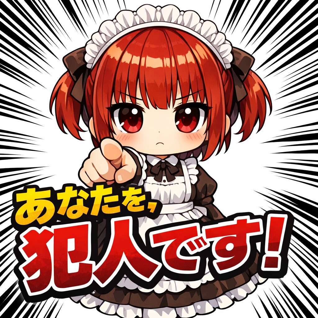 あなたを犯人です