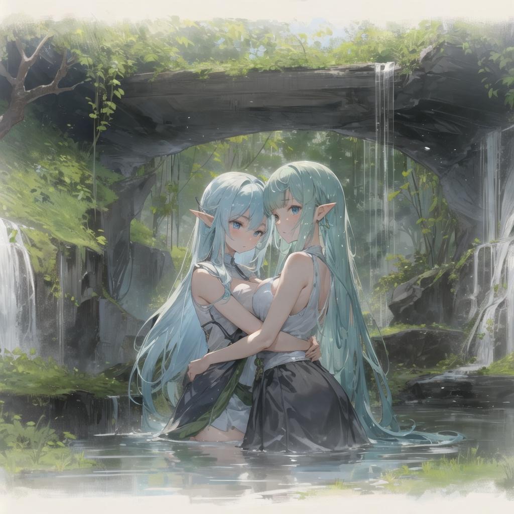 青緑スライム姉妹