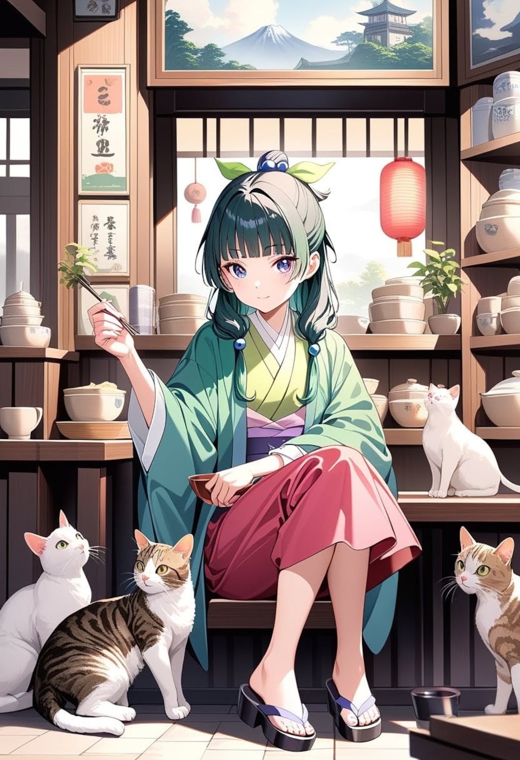 猫猫と猫喫茶ほか