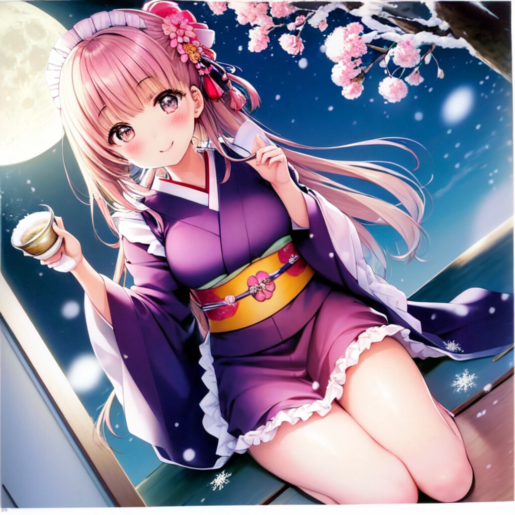 メイドさんと雪月花