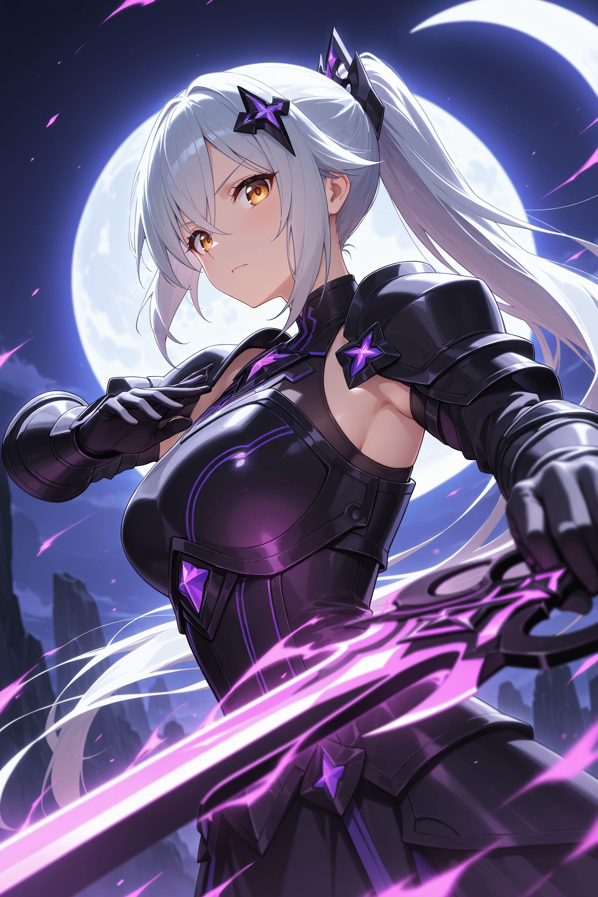 ダークファンタジー騎士の少女