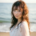 wavy hair up 9枚目