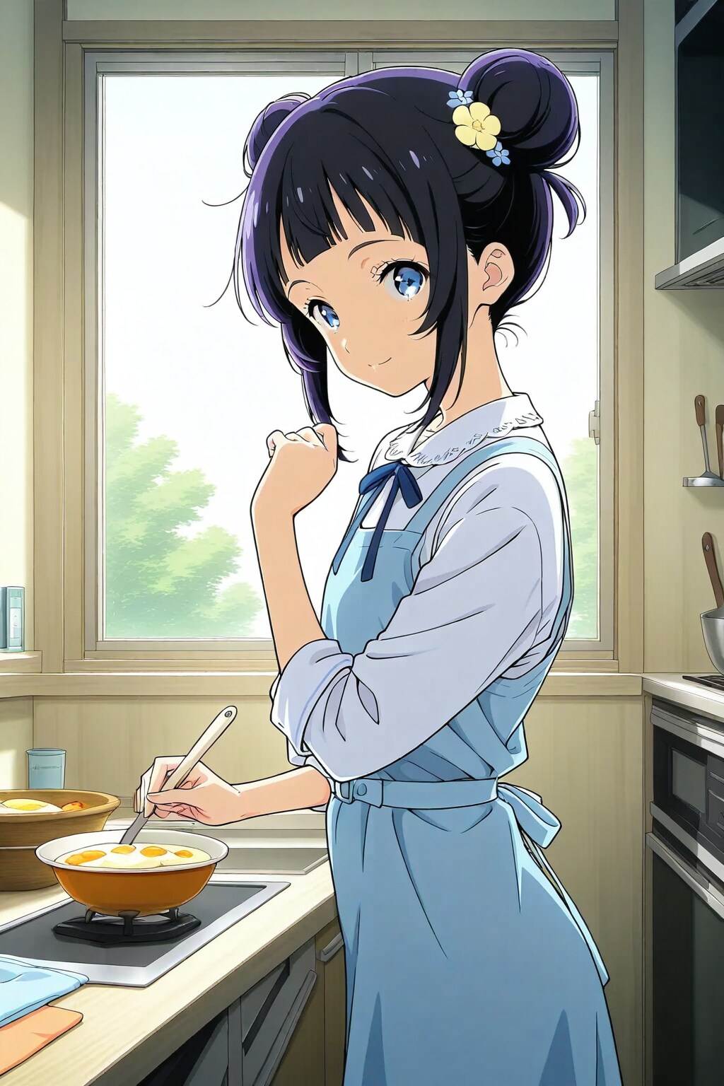 おだんごちゃん🍡✨と朝ごはん🍚 | の人気AIイラスト・グラビア