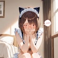 うぅ…この格好、恥ずかし過ぎ……やっぱ無理っ/// 3枚目