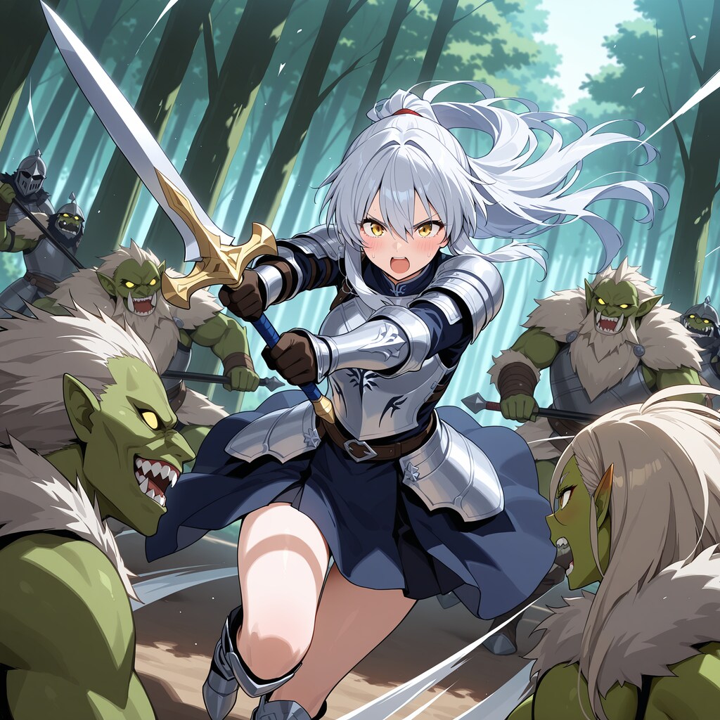 ゴブリンと女騎士