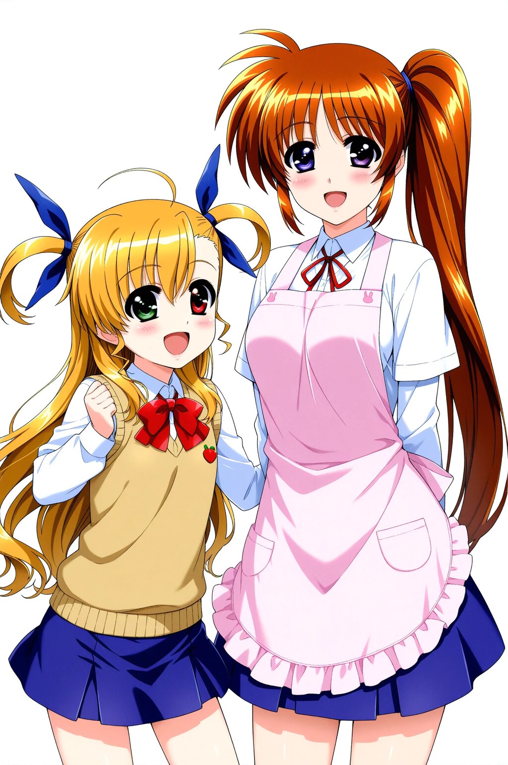 ヴィヴィオ➡　久しぶりのお手伝いだね　　なのは➡　そうだね