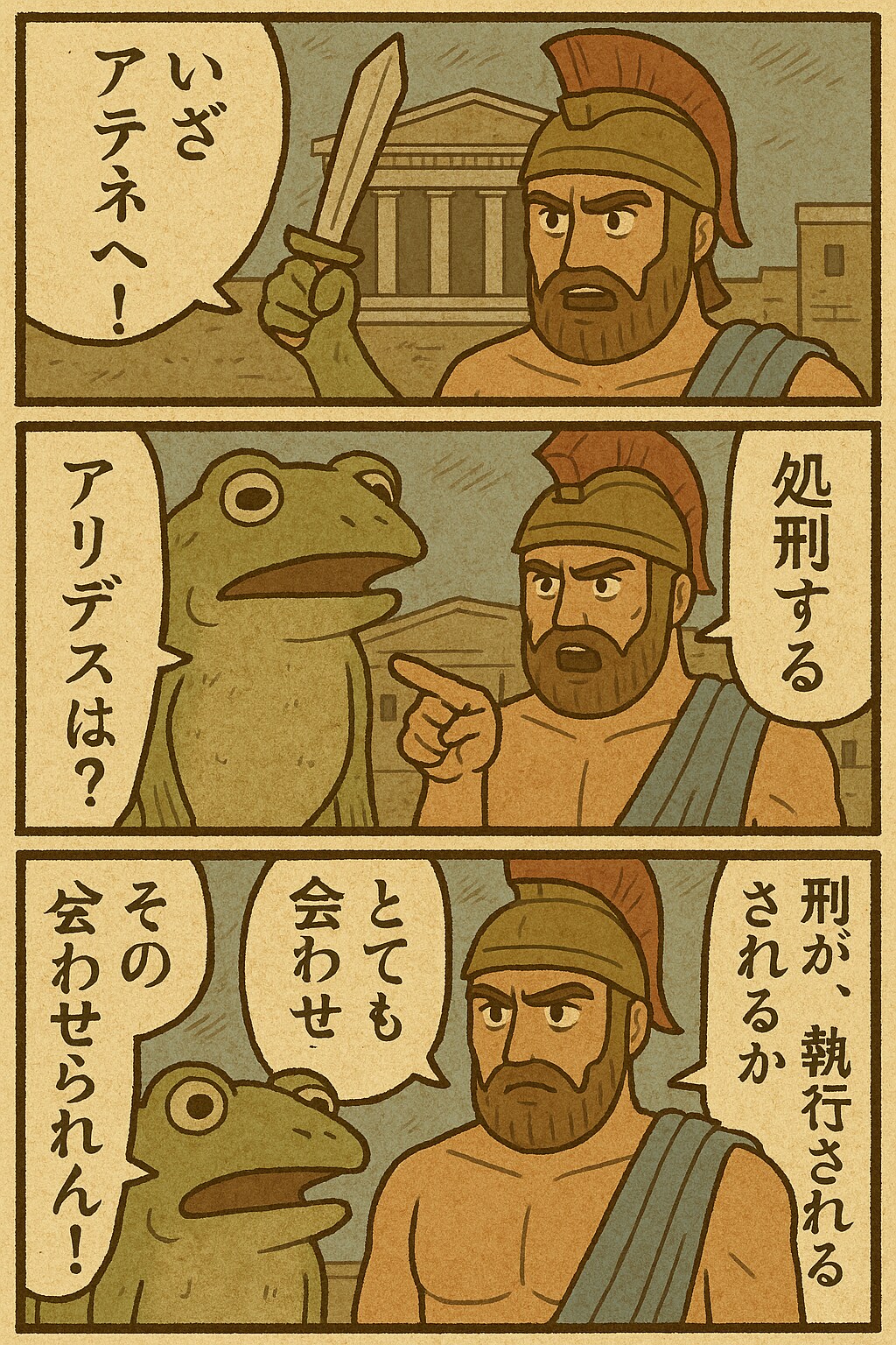 古代ギリシャでくにへかえそうとしたら