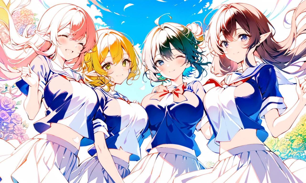 異世界に転生したら４人の美少女エルフが妹だったんだがXL