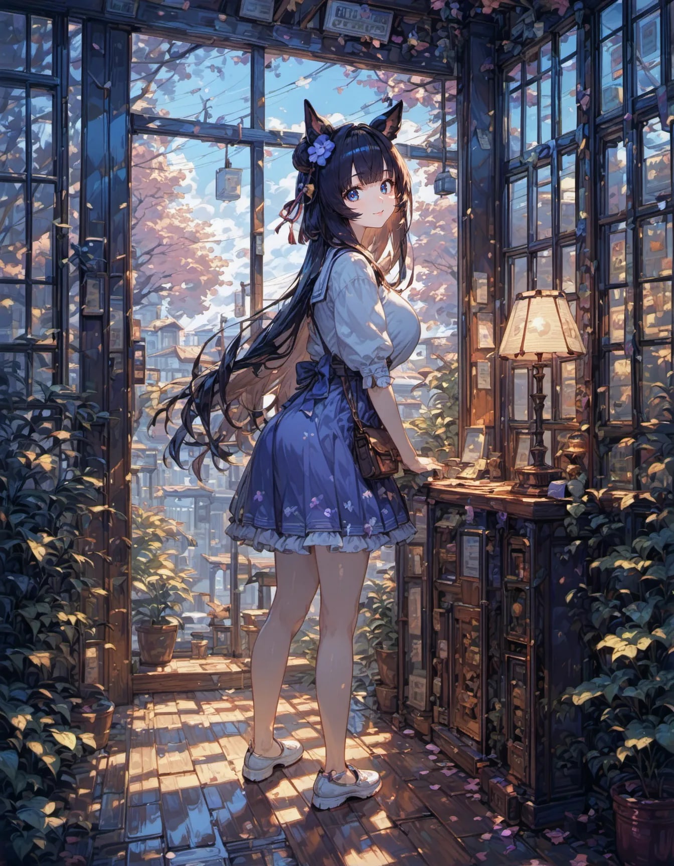 The Conservatory Neko | の人気AIイラスト・グラビア