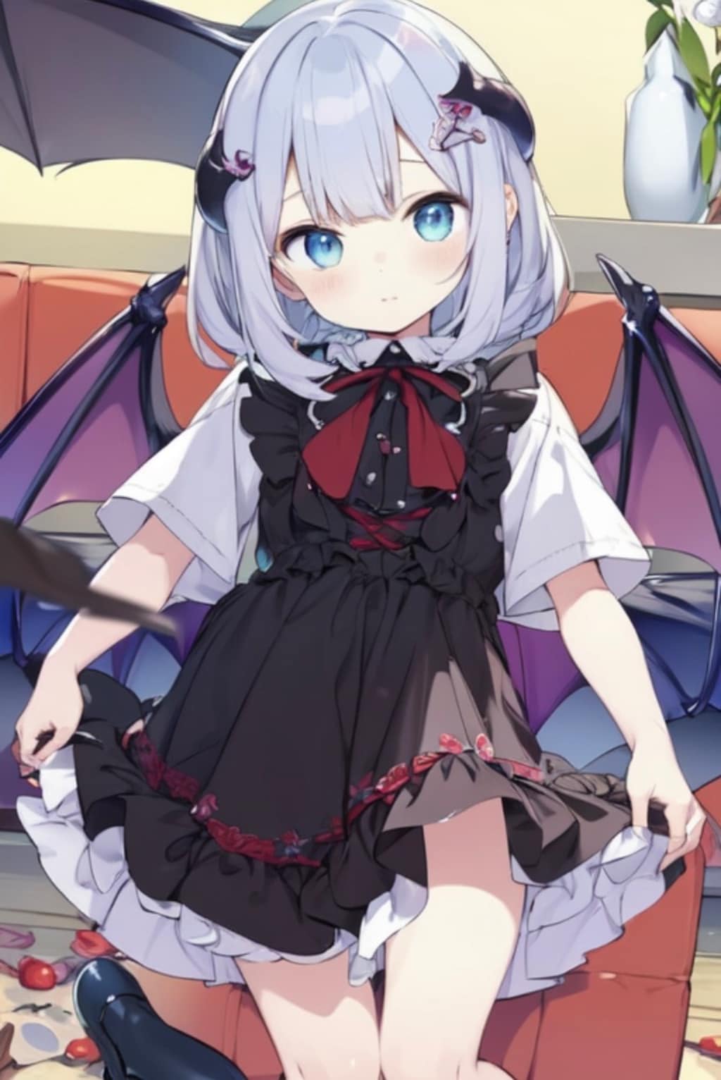 悪魔の羽2 | ちちぷいAIイラスト